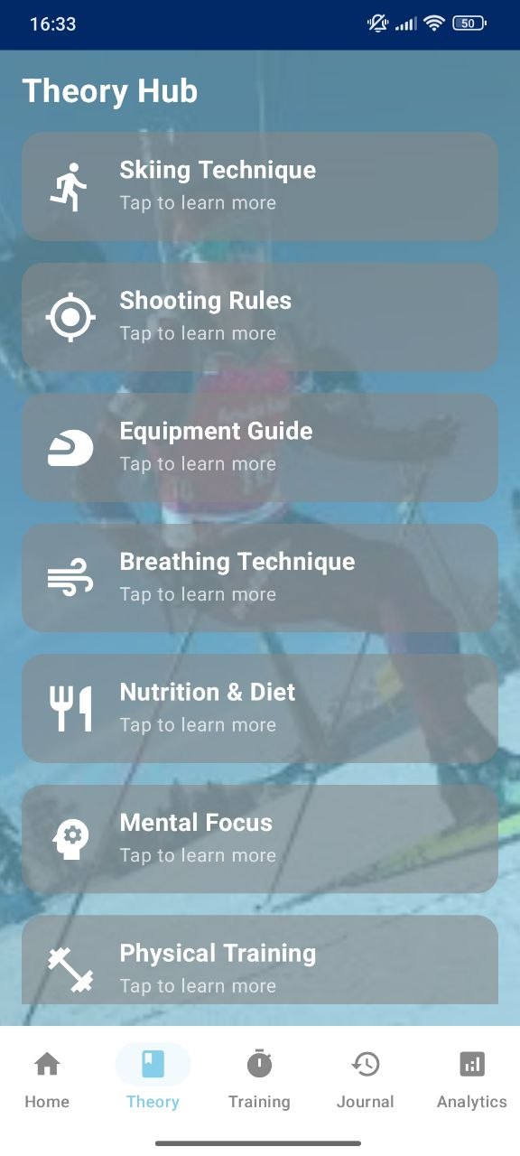 Biathlon dashboard